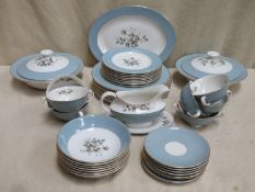 Parcel of Royal Doulton Rose Elegans dinner ware, Approx. 42 pieces