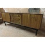 G-Plan mid 20th century long John sideboard. Approx. 75cms high x 191cms wide x 75cms high