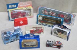 Parcel of mainly boxed die-cast vehicles including Dinky, Corgi etc