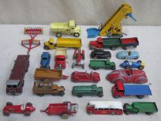 Quantity of loose 1950's vehicles, mostly Dinky