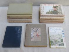 Eleven various volumes by Chiang Yee - The Silent Traveller, including some first editions, and