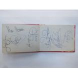 Album containing an assortment of mostly 1970's/1980's Liverpool FC autographs, Inc. Bob Paisley,
