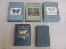 1843 hardback volume by Captain Thomas Brown - The book of Butterflies and Moths, with handpainted