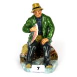 A Royal Doulton porcelain figure of a fisherman 'A Good Catch' H.N.22258, H. 18.5cm.