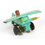 A Training Plane tin toy, size 6 x 9cm.