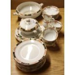 An Edwardian part tea and dinner set.