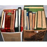 A large quantity of stamp albums.