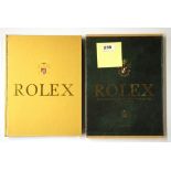 A first edition volume of 'Rolex - Hans Wilsdorf and the evolution of time 1905-present' by George