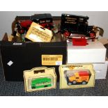 A quantity of diecast model vehicles.