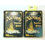 Two volumes of Nansen's ''Farthest North'' first edition 1898.