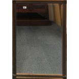 A contemporary gilt framed mirror, size 64 x 94cm.