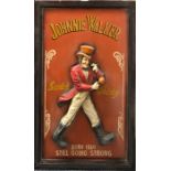 A hand painted reproduction Johnnie Walker pub sign, size 54 x 90cm.