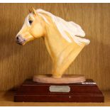 A limited edition 36/250 Clermont Fine China, Malvern England, Palomino Colt modelled by Robert