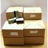 Approximately 120 unused luxury bangle boxes.