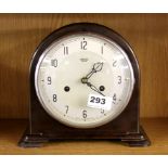 A Smiths Bakelite mantle clock, H. 20cm.