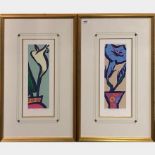 Four gilt framed limited edition lithographs, all editions numbered 150 and pencil signed