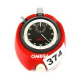 An Omega sports stop watch.
