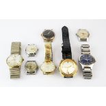 A small group of mixed vintage watches.