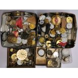 A box of mixed wrist watches, watch cases, etc. Condition : sold as seen, none are tested.