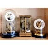 One Eureka style clock with Two other vintage clocks with battery movements, tallest 31cm. Conditio
