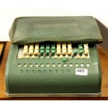 A vintage Felt & Tarrant comptometer, size 32 x 34cm.