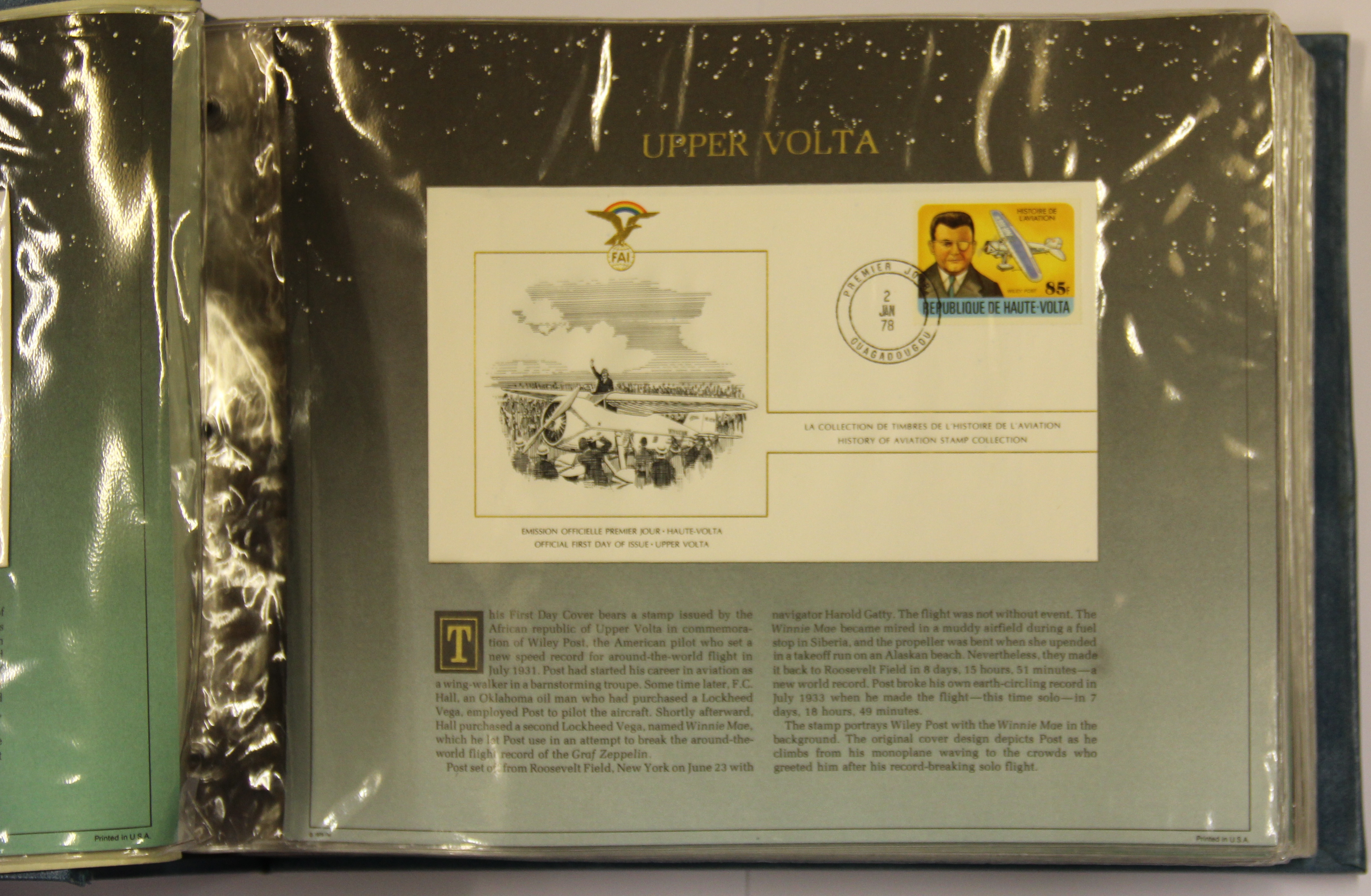 A large album of 'The history of Aviation' first day cover stamps. - Image 2 of 4