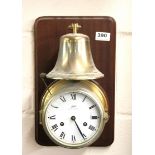 A Schatz Royal mariner wall clock, H. 36cm. Condition: working condition unknown.