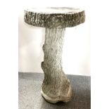 A Pan-Art concrete bird bath, H. 86cm.