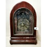 A 19th Century mahogany cased Gustav Becker chiming clock movement, case H. 40cm. Condition: no dial