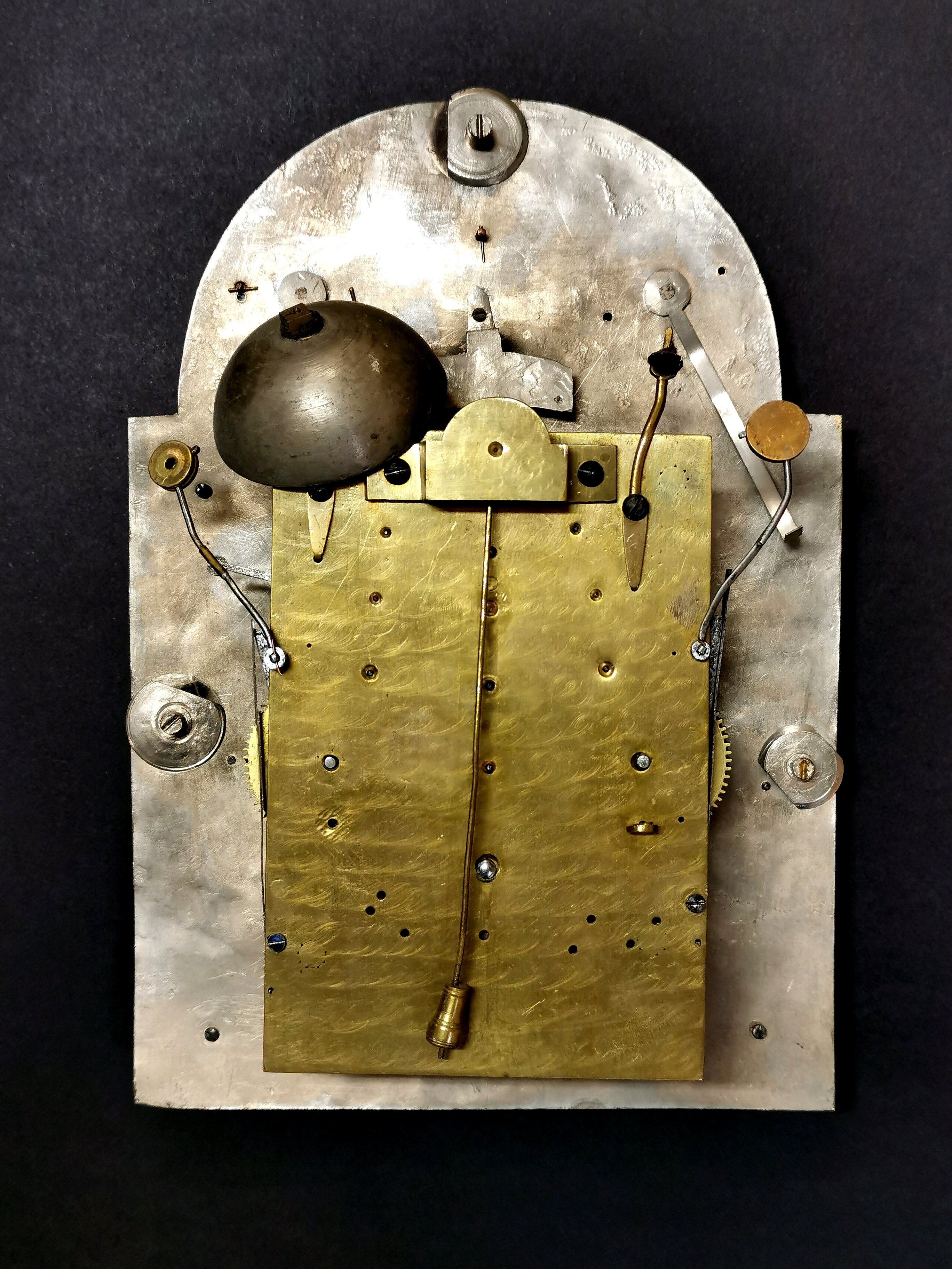 An early Johan Platzeck part clock movement case and dial, case H. 40cm face H. 25cm. - Bild 4 aus 4