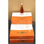 Five boxes of Bes Can Rich rose wine, each box contains 6 bottles.