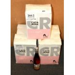 Thirty bottles of 2012 Cata Rosa rose wine.