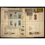 A quantity of cigarette cards.