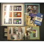A group of Football related photographs and autographs.
