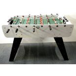 A vintage table football game, size 120 x 92 x 80cm.