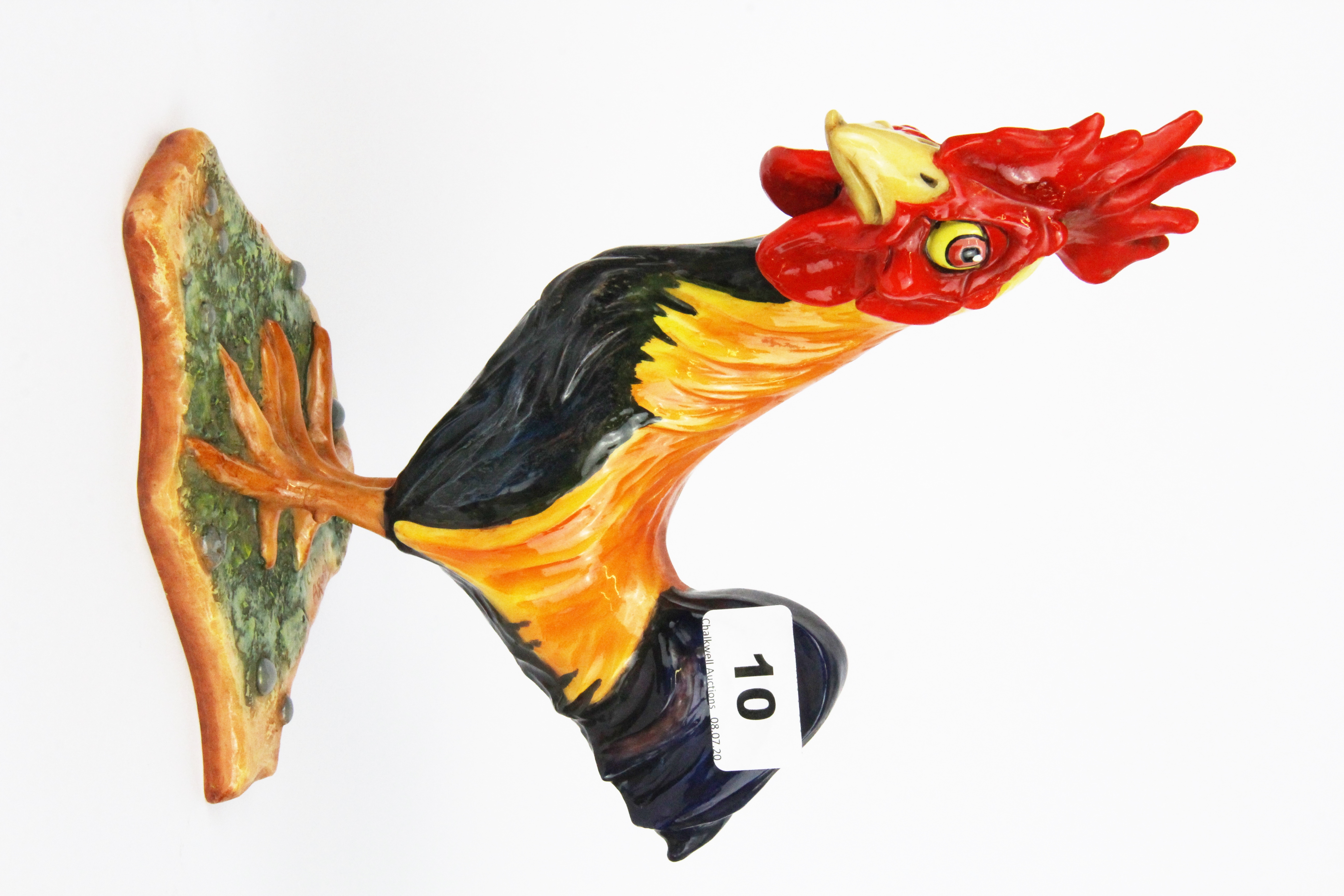 A "Pets with personality" figure of a cockerel, H. 25cm. Condition: good.