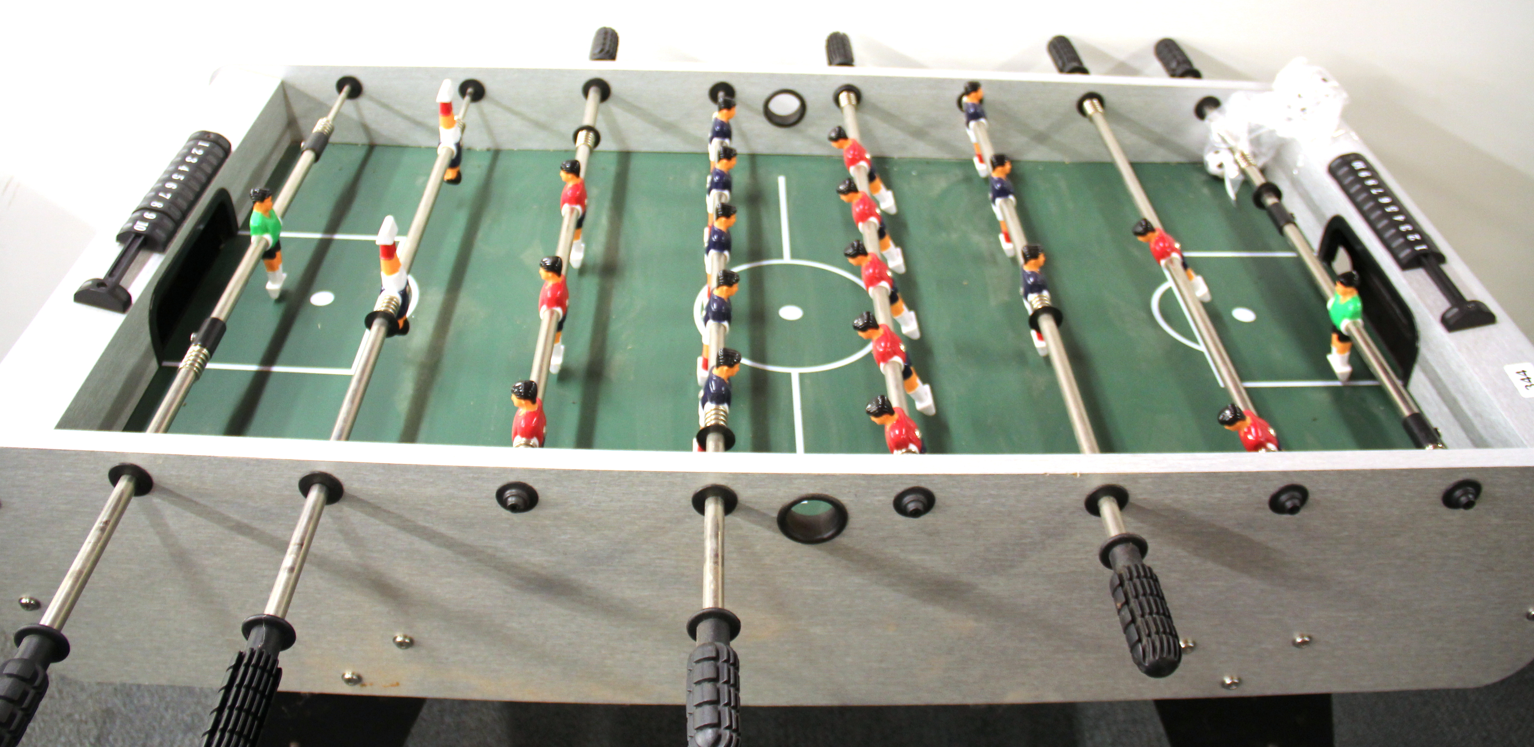 A vintage table football game, size 120 x 92 x 80cm. - Image 2 of 2