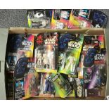 A quantity of Star Wars figures.