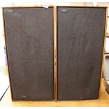 A pair of Celestion Ditton 44 vintage Hi-Fi speakers, H. 76cm.