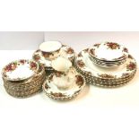 A quantity of first quality Royal Albert old country roses tableware.