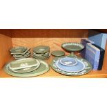 A collection of Wedgwood plates and dishes.