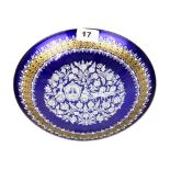 An Austrian Steinbock studio enamelled bowl, Dia. 22cm.