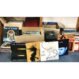 A large quantity of 33 RPM LP records.