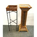 Two useful plant stands, H. 78cm.