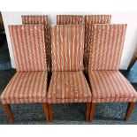 A William IV mahogany chair, together with a foot stool and pine plant stand.