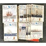A quantity of 1920's Blue Peter sea travel magazines.