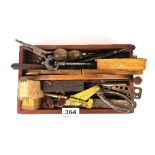 A quantity of mixed interesting vintage tools.