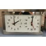 An interesting vintage Solartime, Italian hospital operating clock, mains electrically powered but