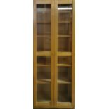 An attractive contemporary display cabinet, W. 80cm, H. 200cm.