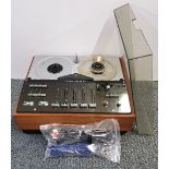 A Bang and Olufsen Beo Cord 2000 Deluxe reel to reel professional tape recorder, 35cm x 36 x 23cm.